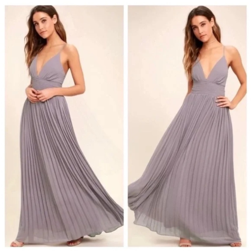 Lulu Lavender Depths of My Love Dress XS